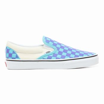 Vans Thermochrome Checker Classic - Naisten Slip-on kengät - Violetit